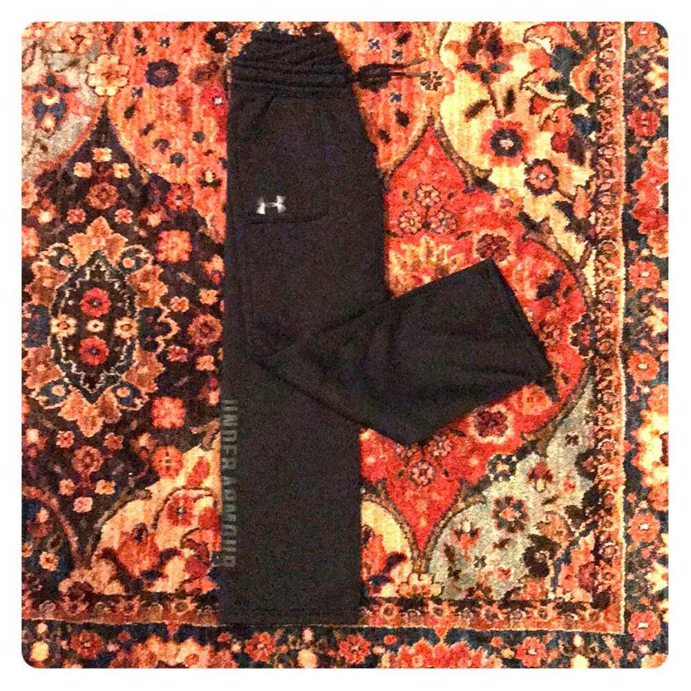 Girls UA warm running pants medium girls